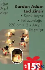 KARDAN ADAM LED ZİNCİR 220 CM fiyat ve kampanya bilgisi